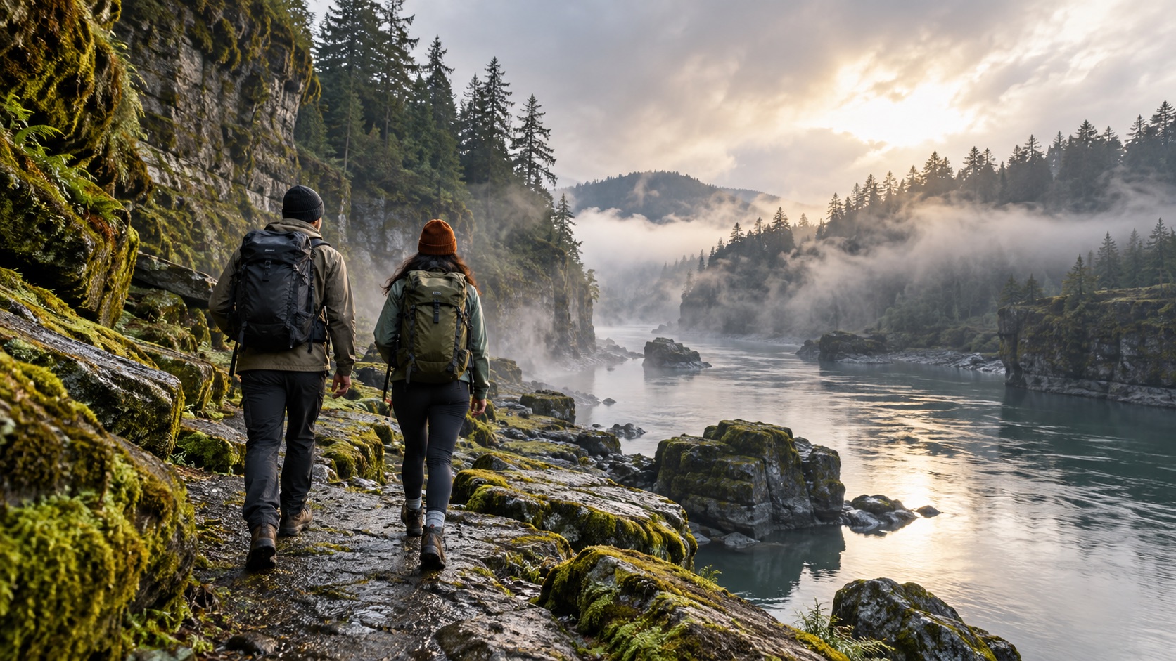 Outdoor creators on a recurring route representing an ambassador relationship
