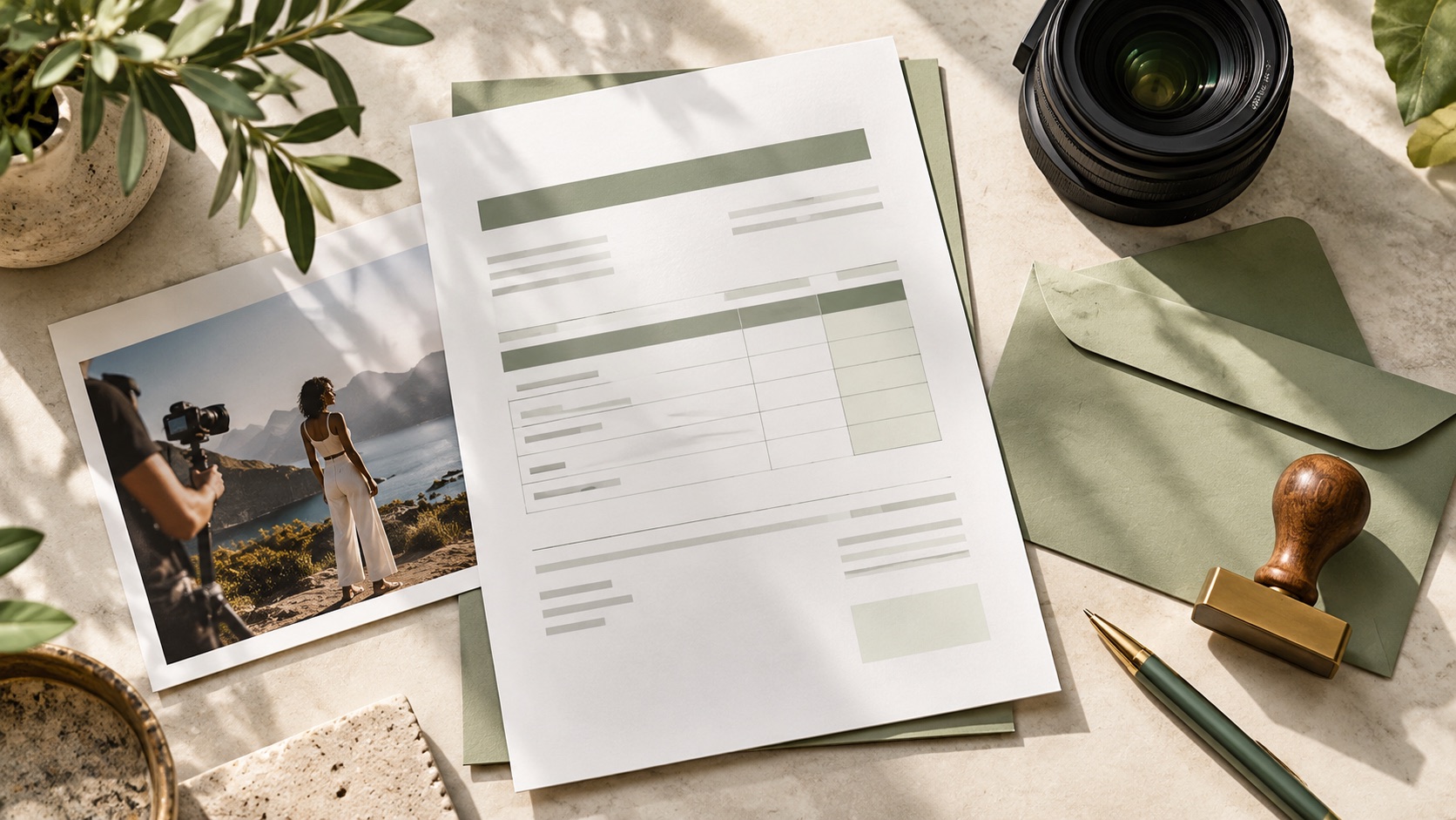 A creator invoice connected to accepted production evidence
